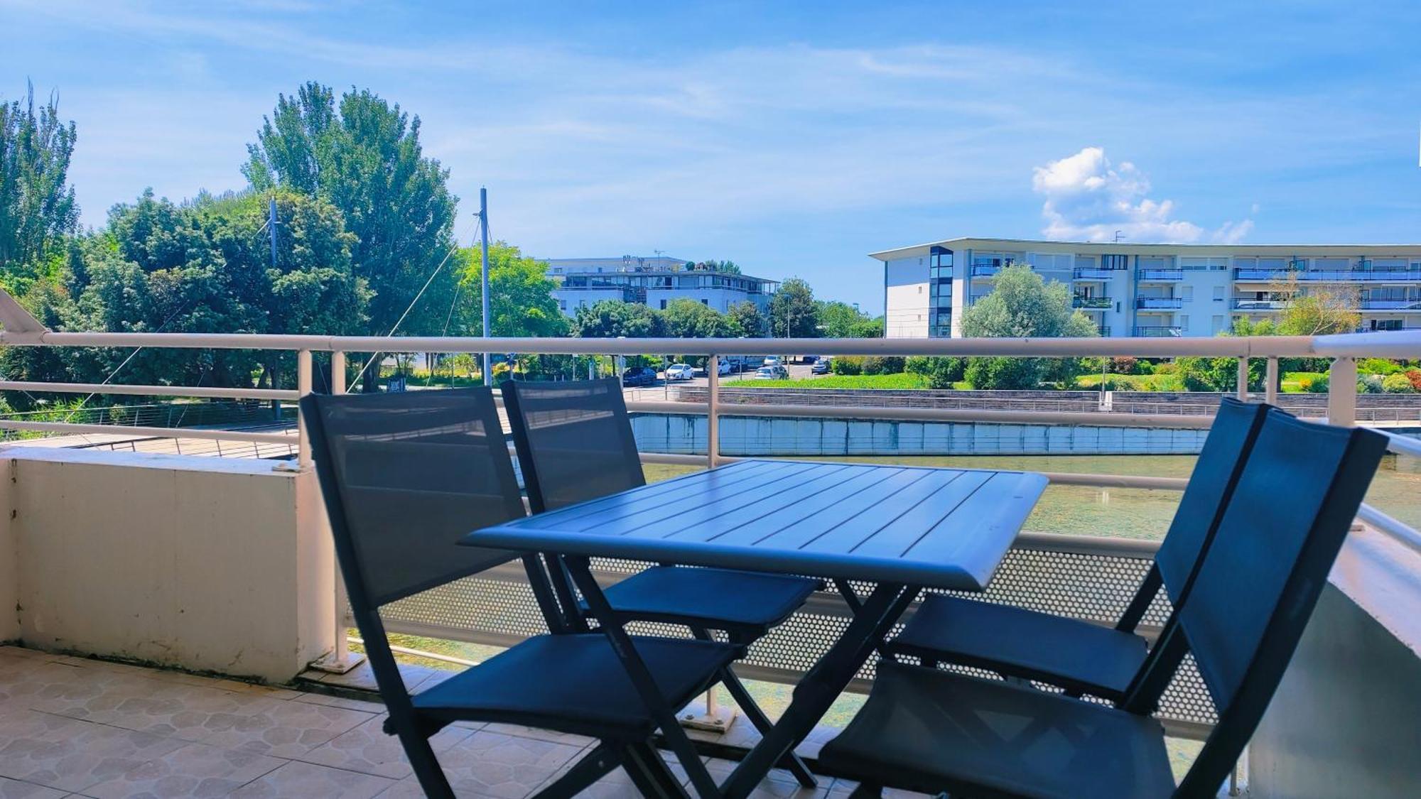 Charmant T2 Avec Piscine Vue Lac Aux Minimes La Rochelle 라로셸 외부 사진