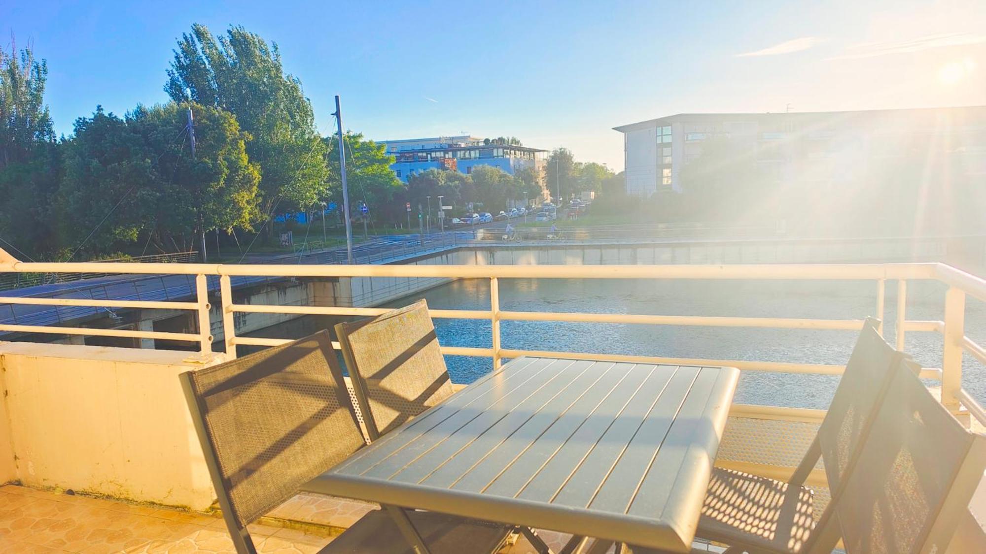 Charmant T2 Avec Piscine Vue Lac Aux Minimes La Rochelle 라로셸 외부 사진